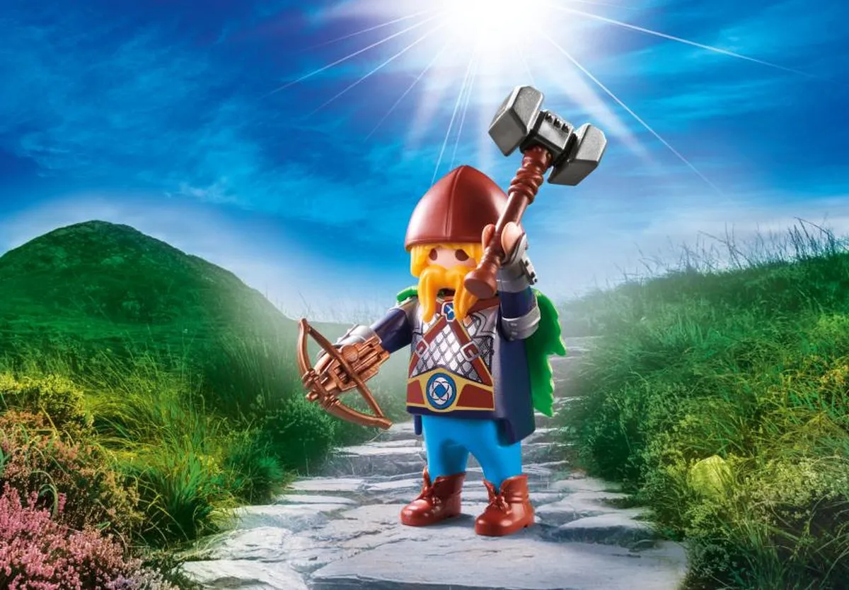 Playmobil Dwergenkrijger 70240 - Multicolor