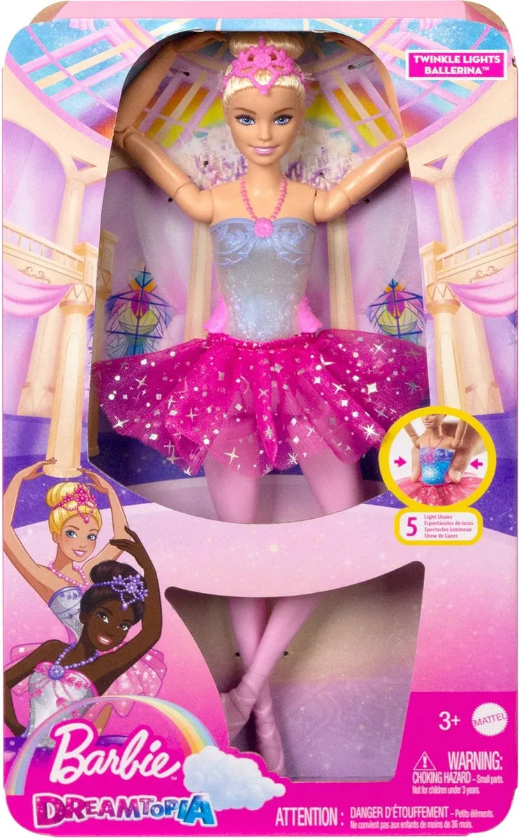 Barbie Dreamtopia Ballerina Pop - Roze - HLC25