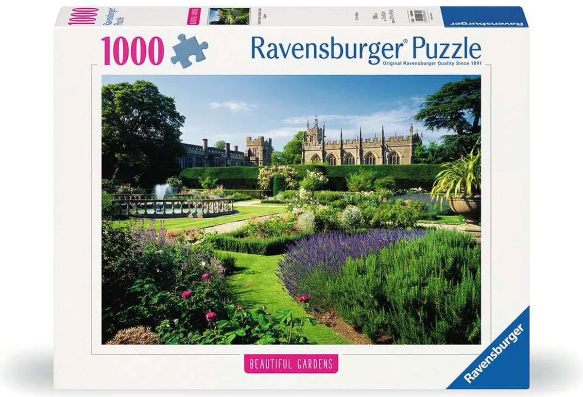 Ravensburger Queen's Garden & Sudbury Castle Puzzel 1000 Stuks - Multicolor