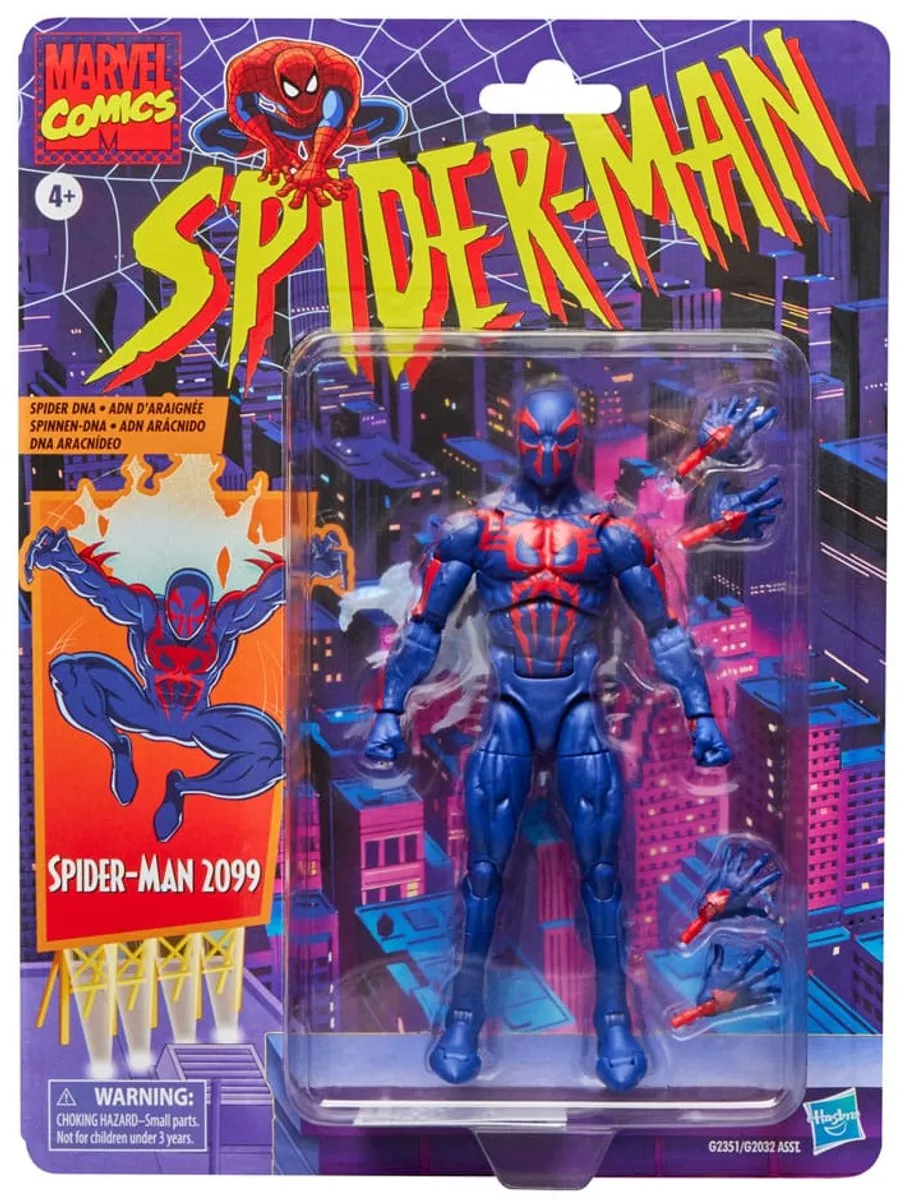 Hasbro Marvel Legends Spider-Man 2099 Action Figure - 15cm - Multi - afbeelding 2 van 6