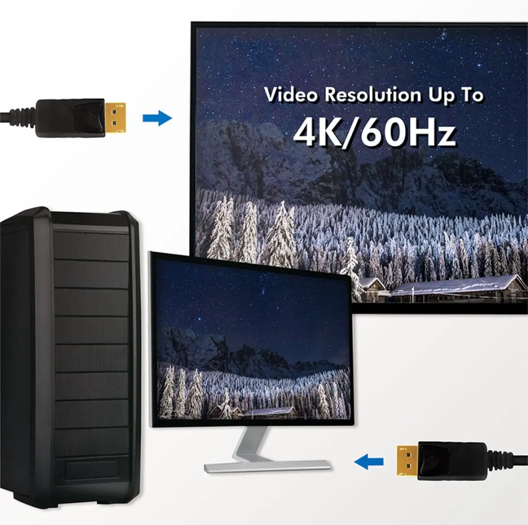 Logilink DisplayPort Kabel 3m - Zwart