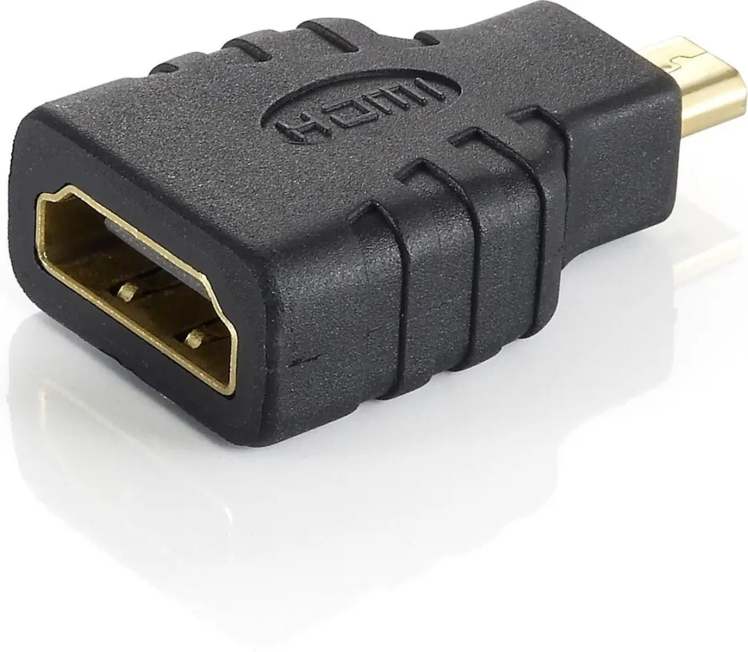 Equip 118915 adapter microHDMI HDMI Zwart