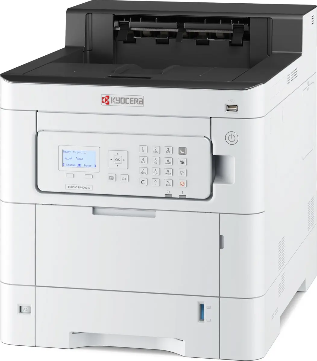 Kyocera ECOSYS PA4000cx Laserprinter A4 - 40ppm Kleur - Wit