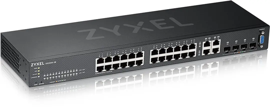 Zyxel GS2220-28 Switch - 28 Poorten - Zwart - afbeelding 6 van 6