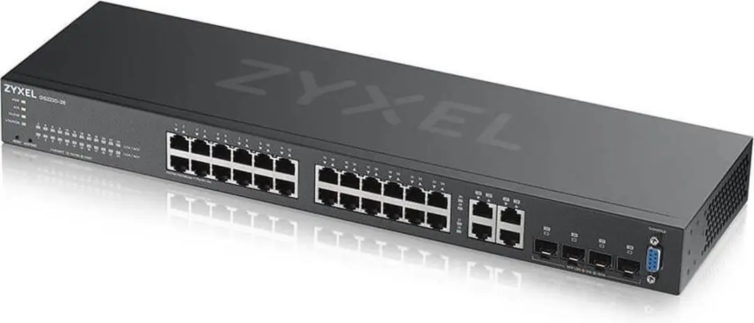 Zyxel GS2220-28 Switch - 28 Poorten - Zwart