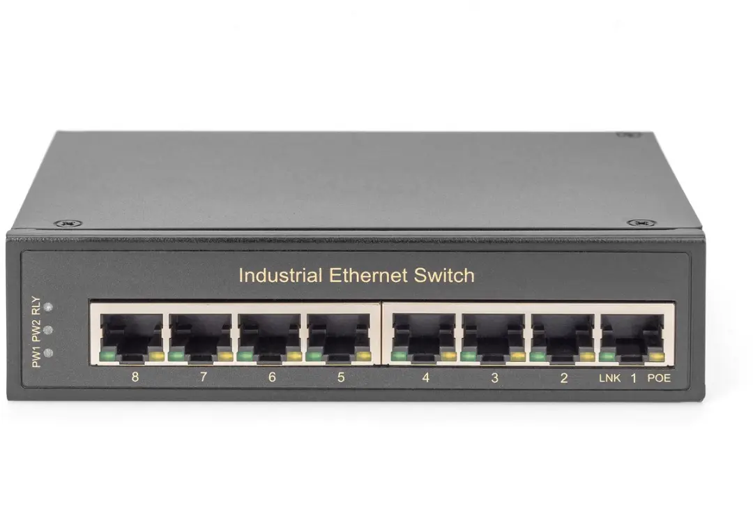 Digitus DN-651108 8-poorts Gigabit Ethernet Switch - Zwart