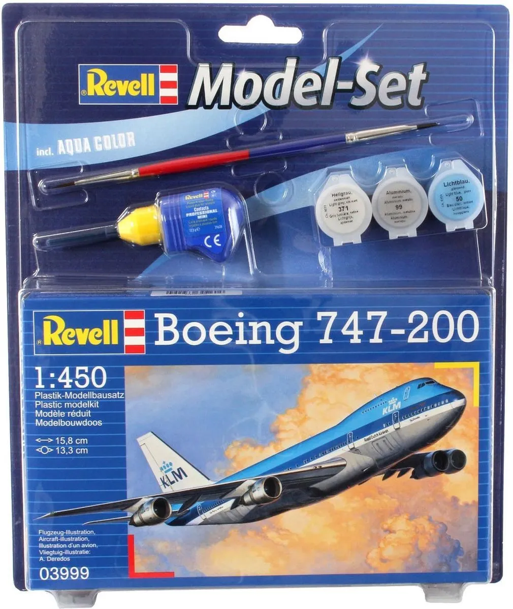 Revell Boeing 747-200 Jumbo Jet 1:450 Modelbouwpakket