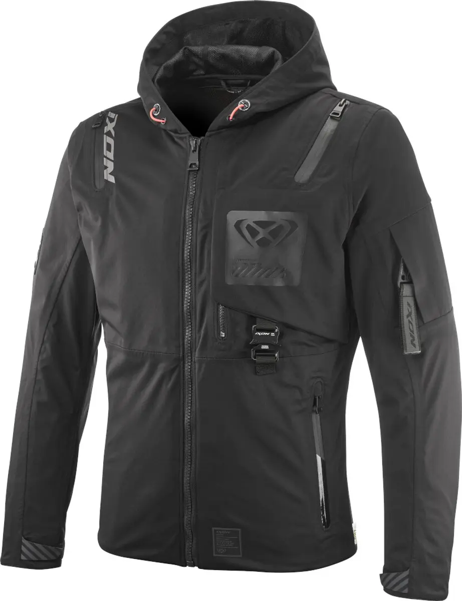 IXON M-Quarter Motorjas - Zwart 3XL