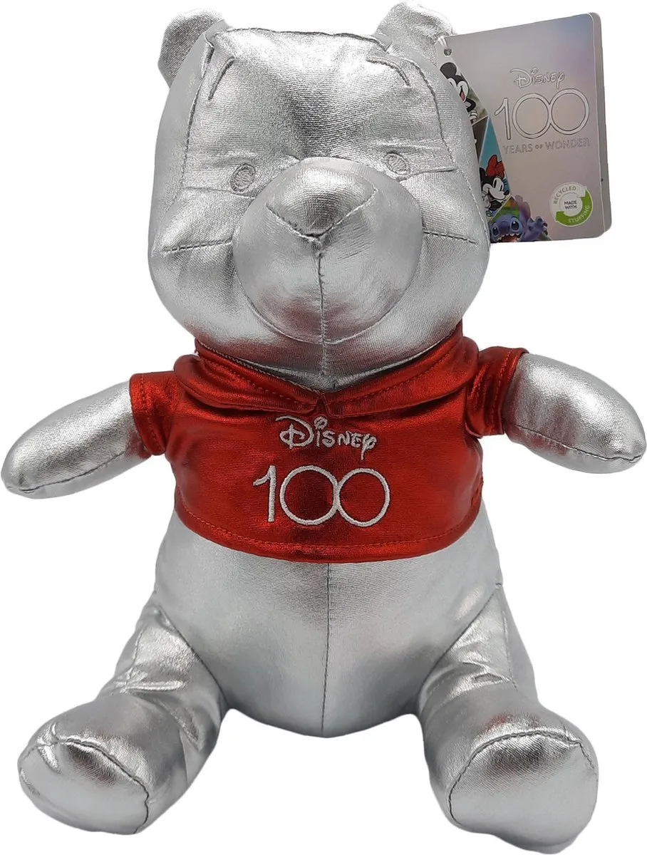 Disney Poeh Beerknuffel 30cm - Zilver
