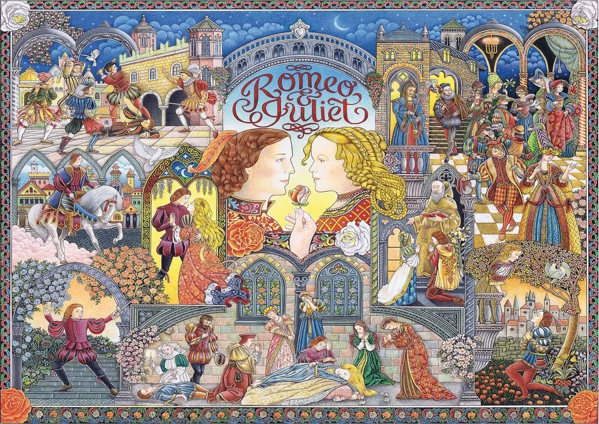 Ravensburger Romeo & Julia Legpuzzel 1000 Stuks - Multicolor
