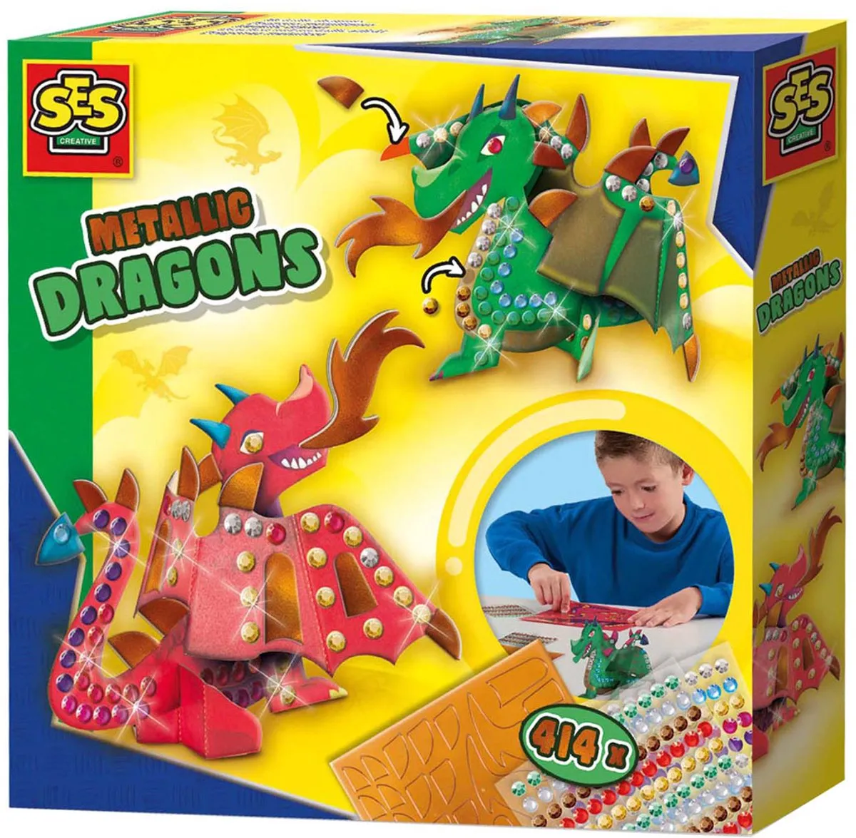 SES Creative Metalen Draken Knutselset