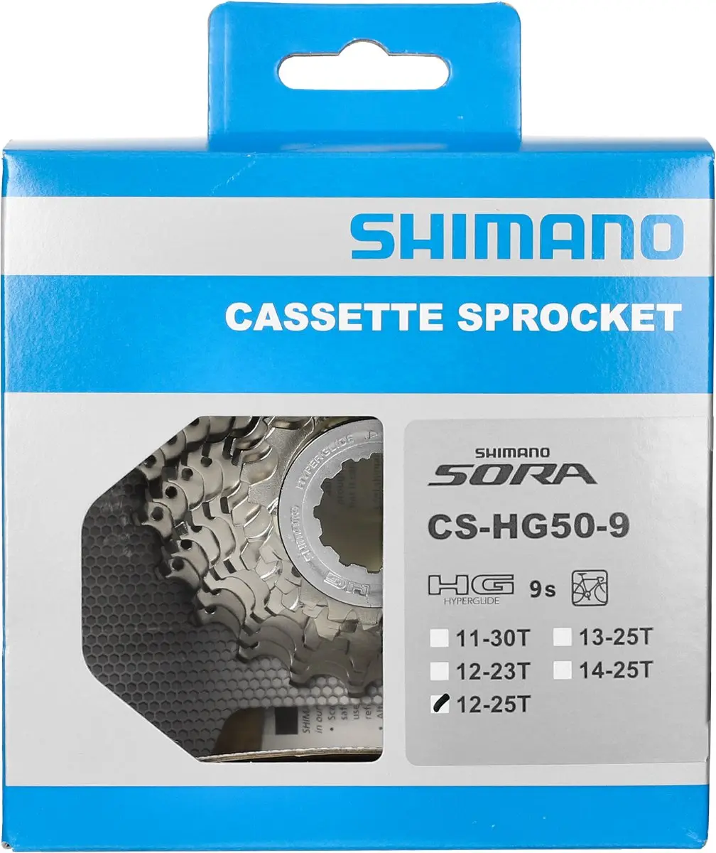 Shimano Sora HG50 Cassette 9-speed 12-25T