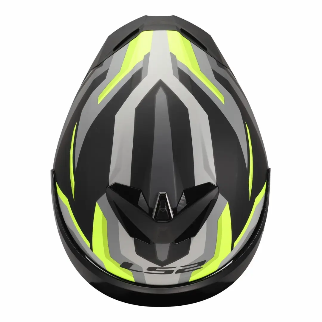 LS2 Rapid III Hyper FF820 Helm - Fluorgeel - Maat XS