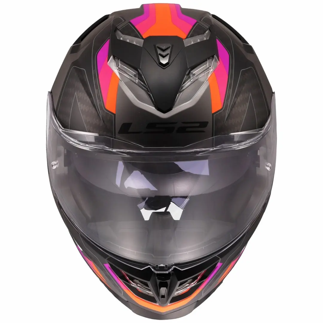 LS2 FF818 Storm III Helm - XXS - Mat Grijs Paars