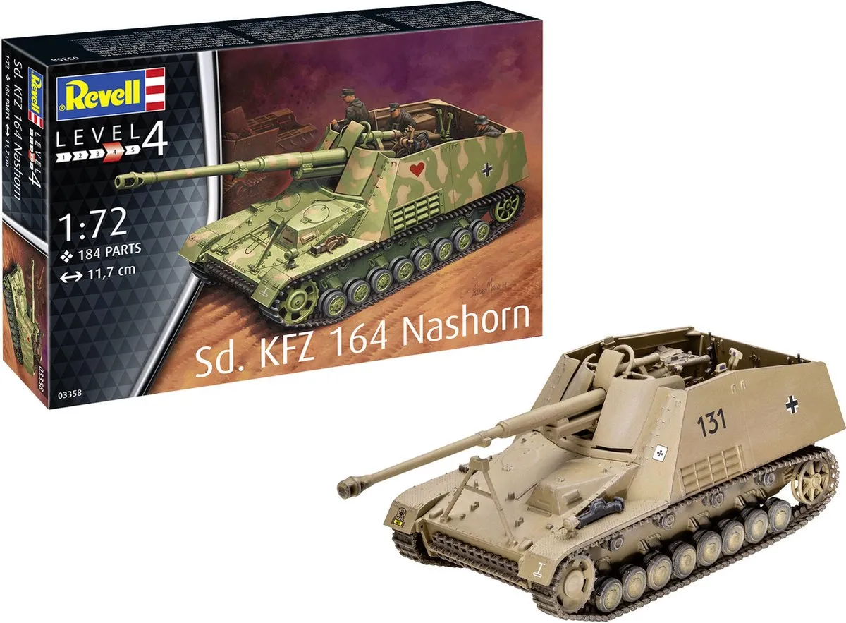 Revell 03358 Sd.Kfz. 164 Nashorn Modelbouwpakket