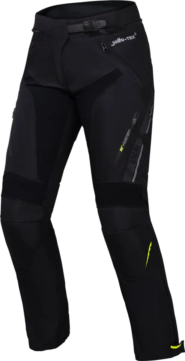 IXS Carbon-ST Waterdichte Zwarte Dames Textiel Motorbroek