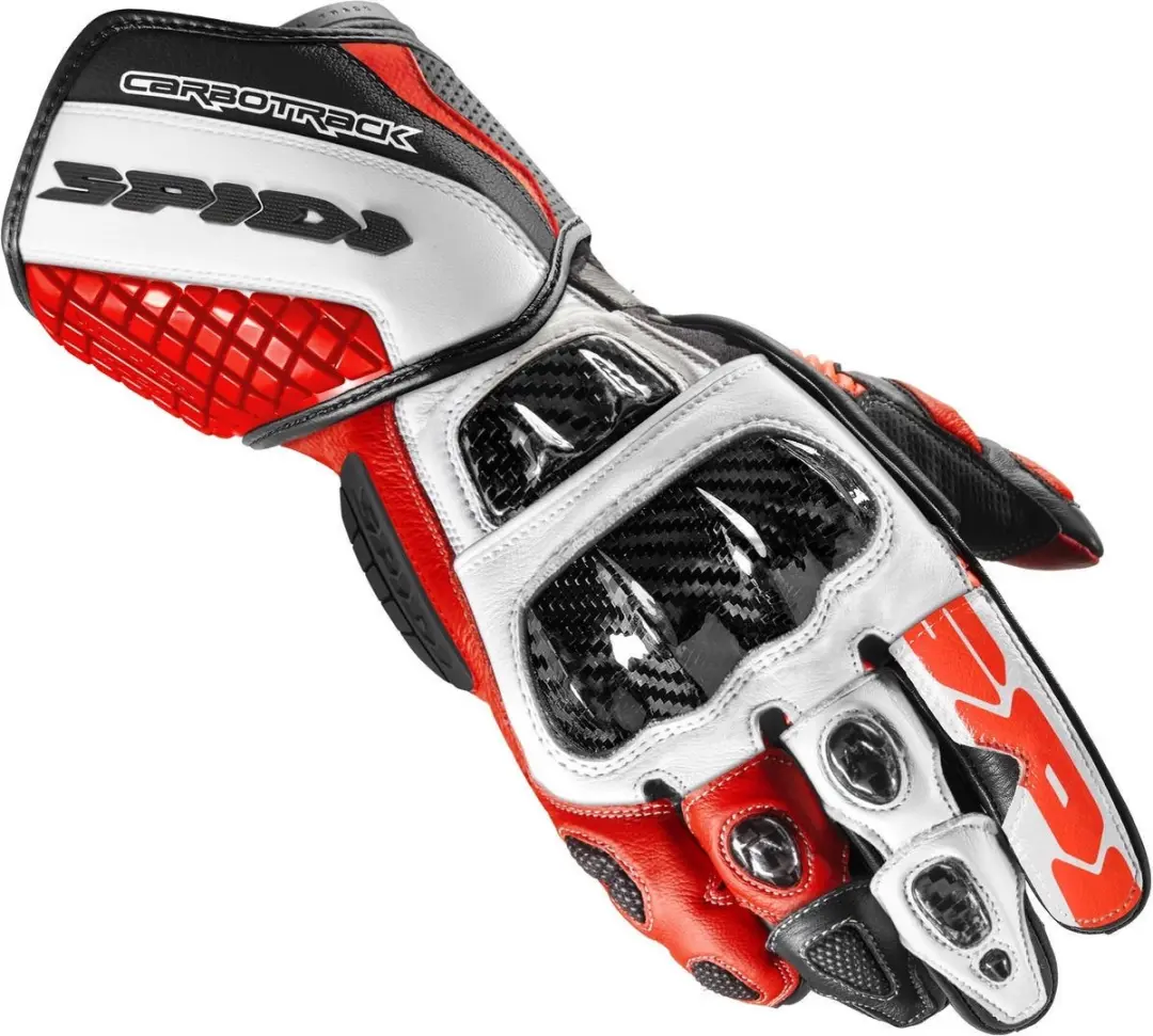Spidi Carbo Track Evo Zwart Rood Wit
