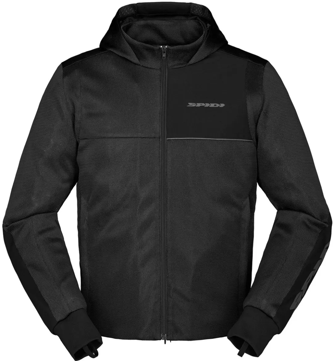 Spidi Hoodie Net Jas Zwart