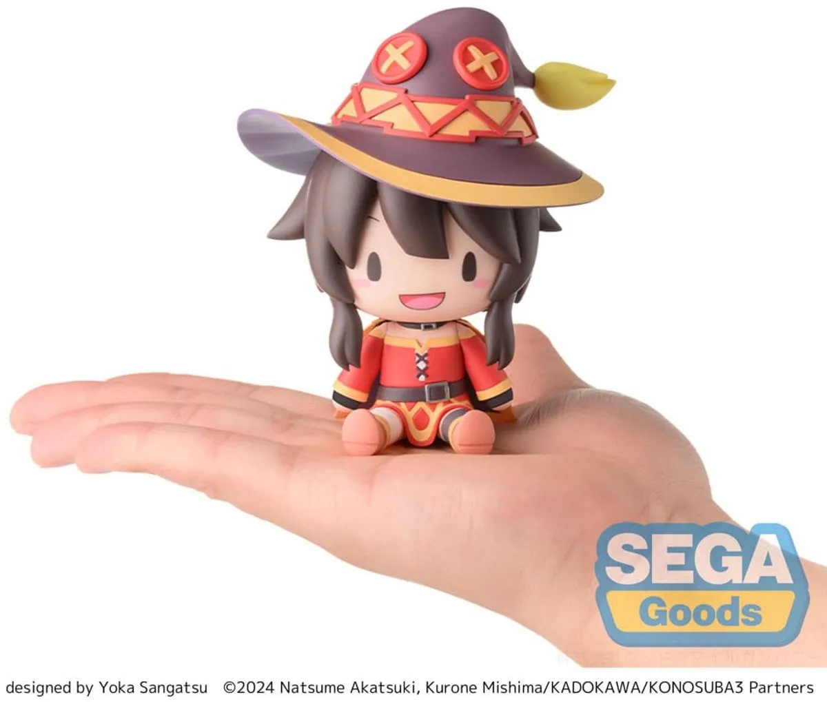 Sega Konosuba Megumin Fuwa Petit Chibi Figure - 10cm - Multi