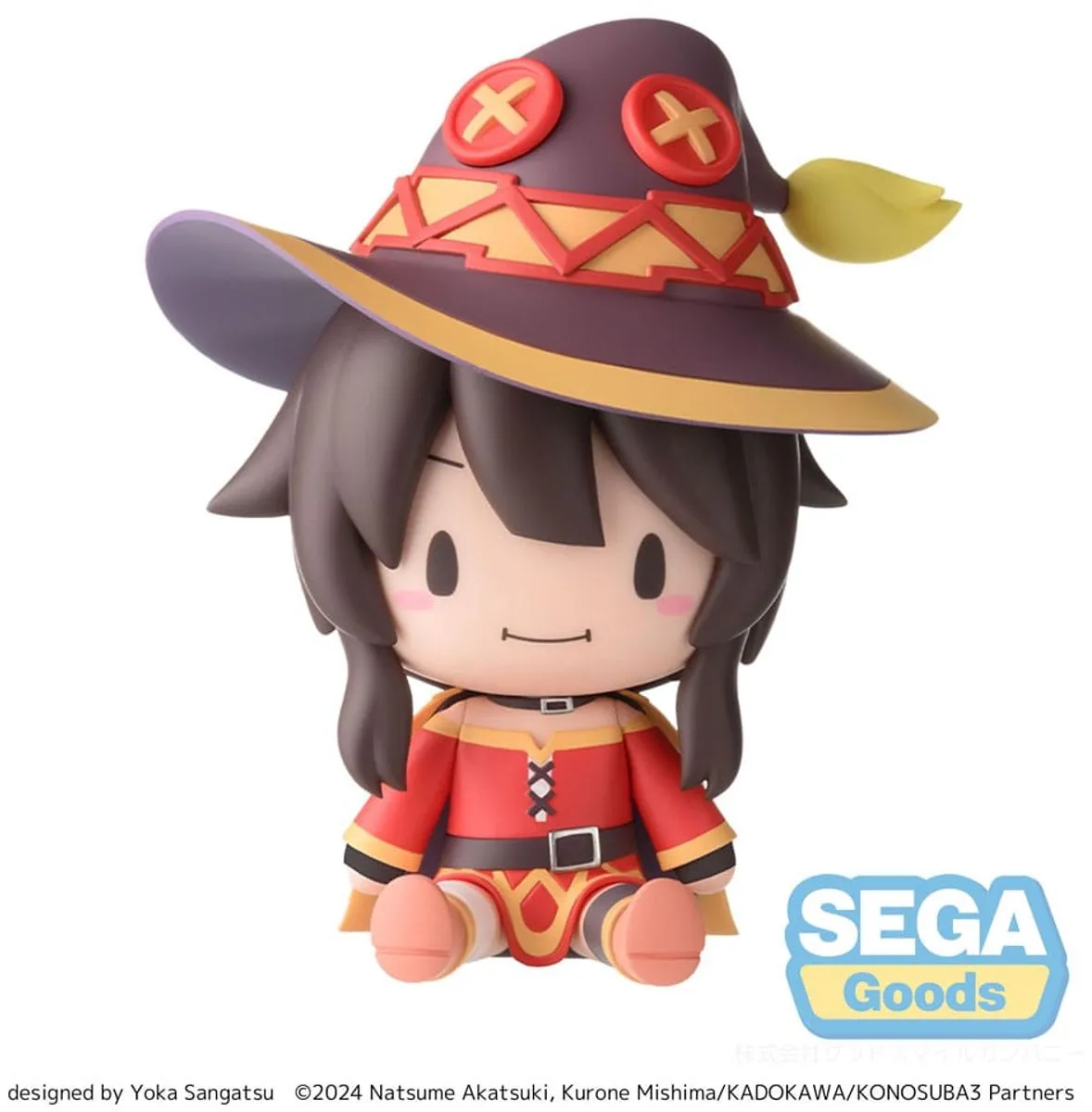 Sega Konosuba Megumin Fuwa Petit Chibi Figure - 10cm - Multi - afbeelding 6 van 6