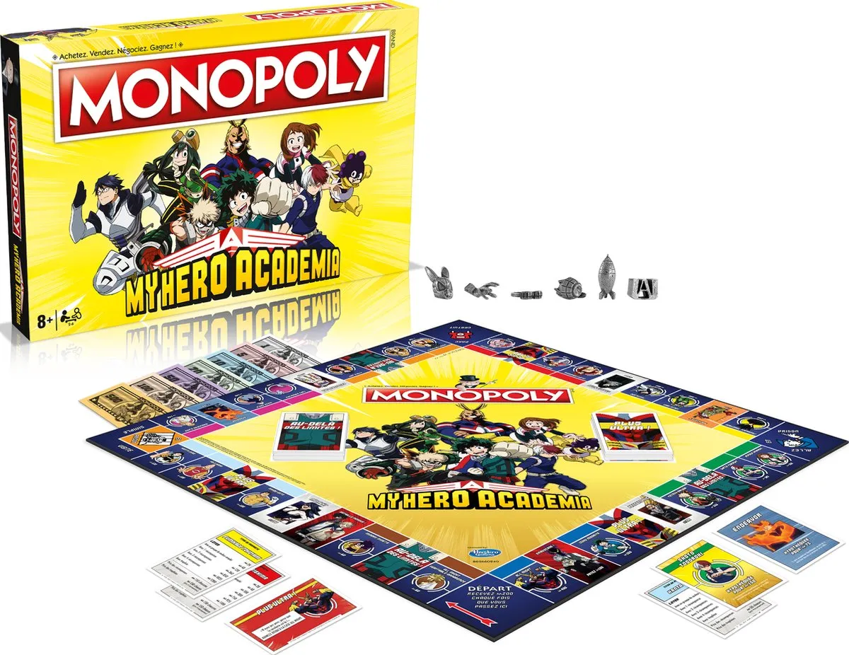 Winning Moves Monopoly My Hero Academia WM0800826 - Bordspel