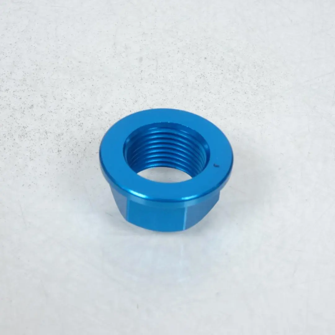 Écrou bras oscillant bleu M18 pas 150 Lightech pour moto Kawasaki 1000 Z 2007 �