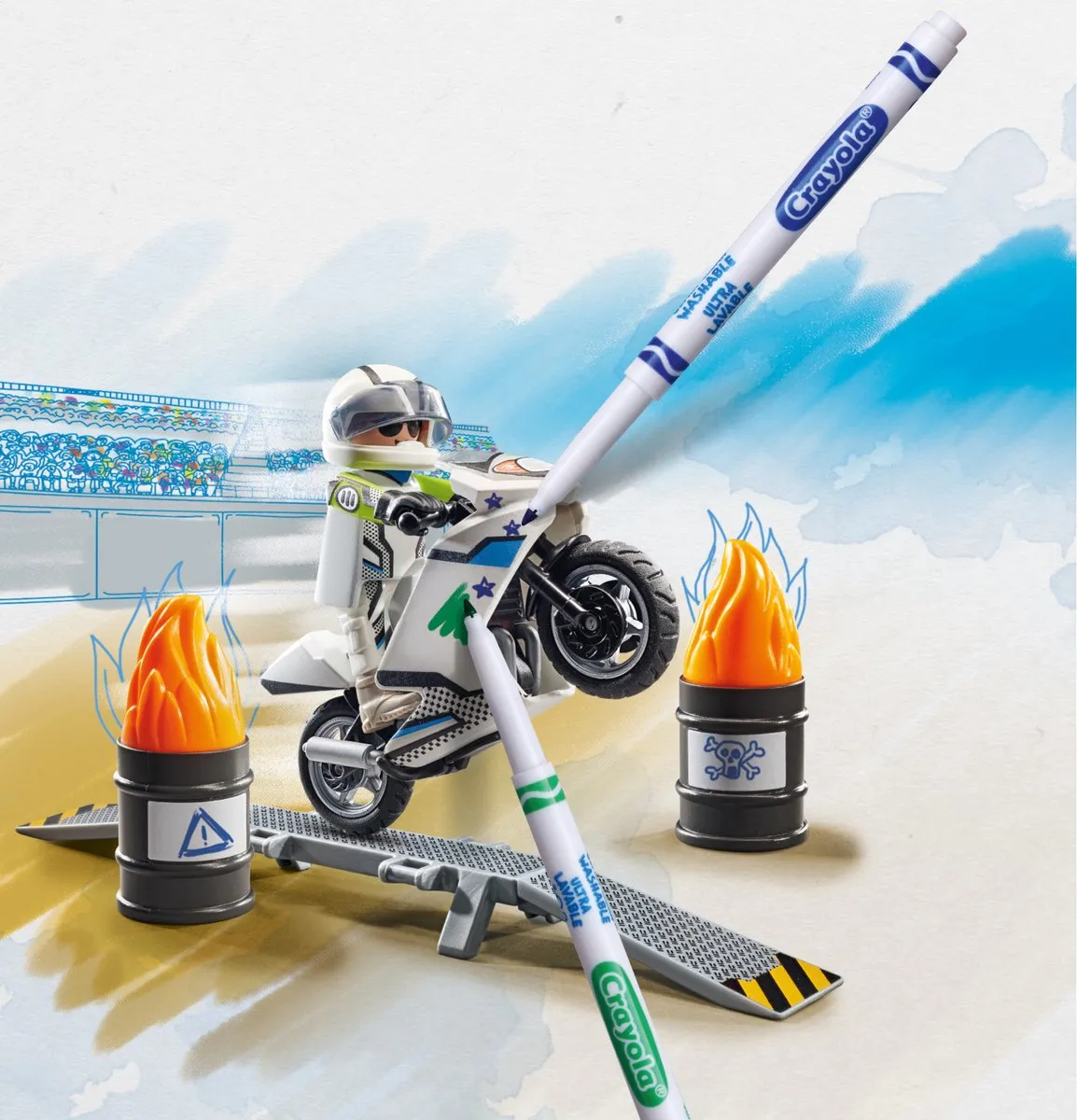 Playmobil Motorcrossmotor 71377 - Multi