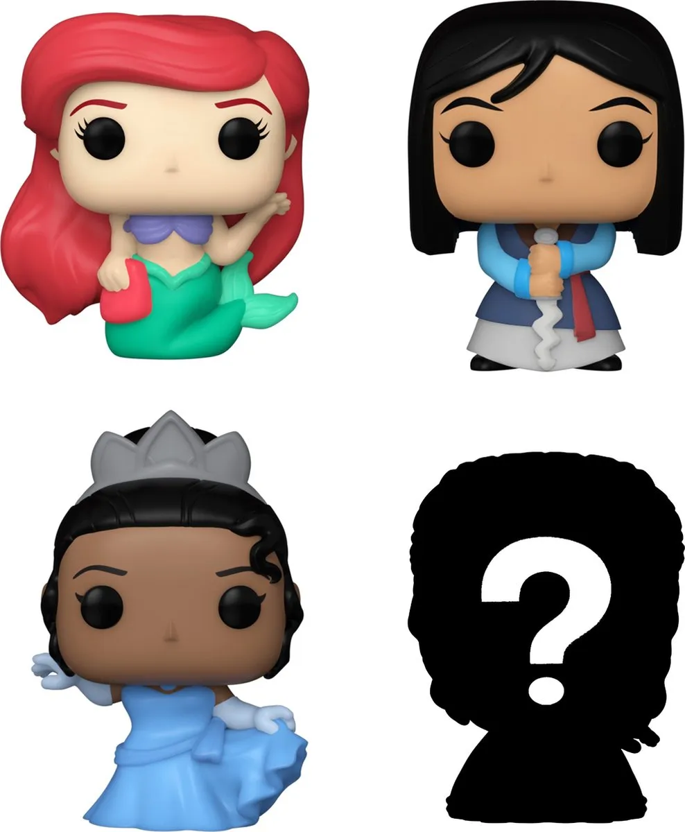 Funko Bitty Pop Disney Princess 4-Pack