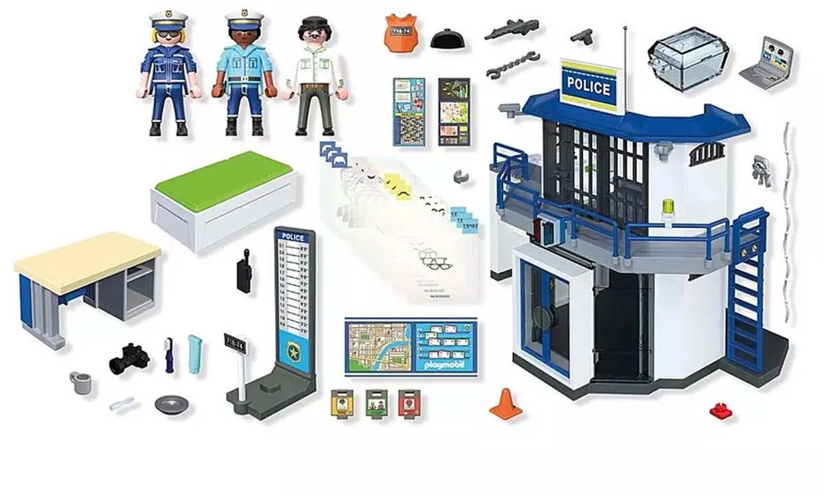 Playmobil Action Heroes Politiebureau 71874 - Multicolor