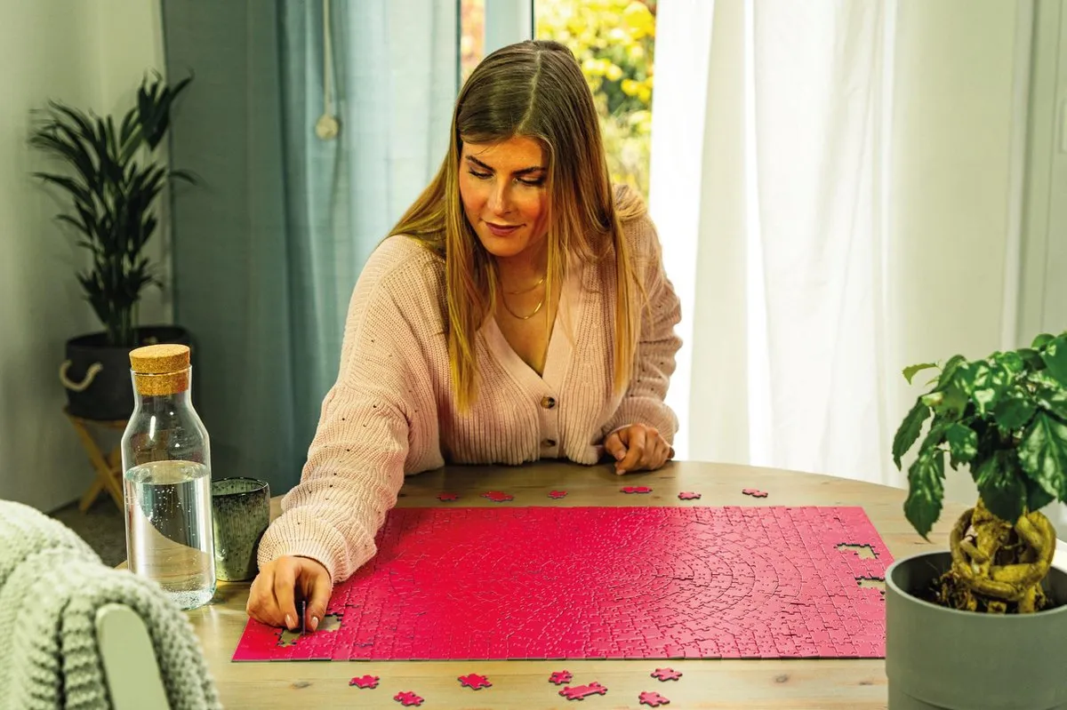 Ravensburger Krypt Puzzel 654 Stuks - Roze