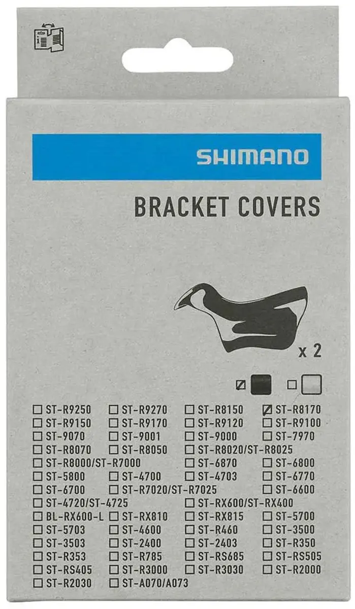Shimano ST-R8170 Remgreeprubbers - 2 Stuks - Zwart
