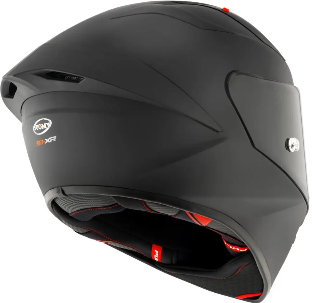 Suomy S1-XR GP Plain FIM E06 Integraalhelm - Mat Zwart