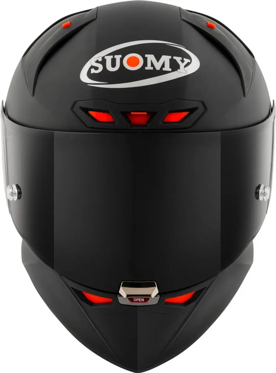 Suomy S1-XR GP Plain FIM E06 Integraalhelm - Mat Zwart