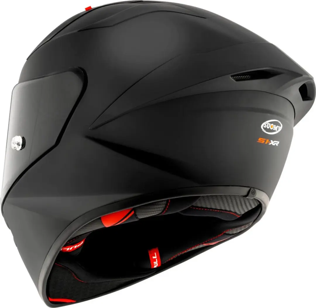 Suomy S1-XR GP Plain FIM E06 Integraalhelm - Mat Zwart
