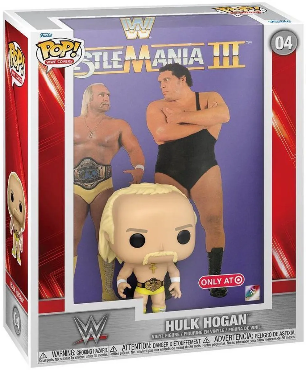 Funko Pop! WWE Covers W Hulk Hogan #04
