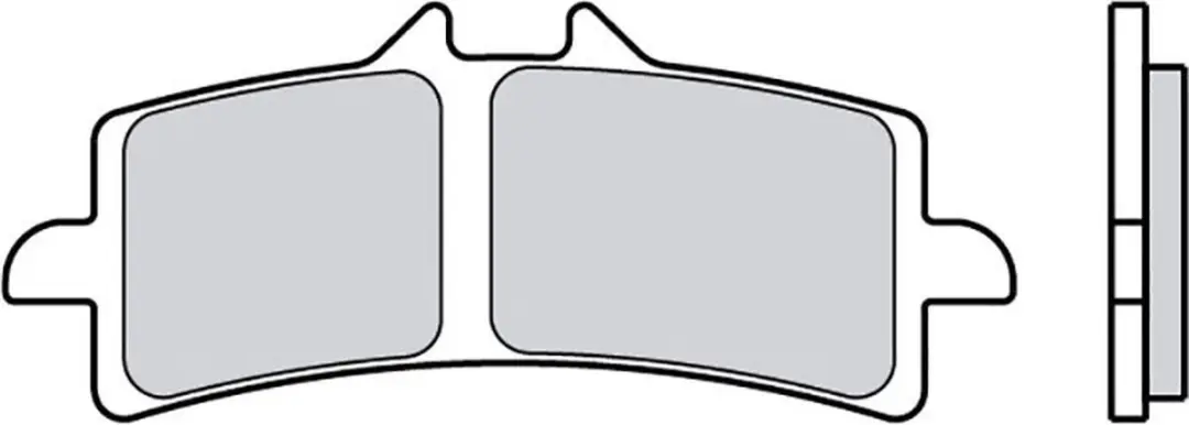 Brembo 07bb37sa Gesinterde Remblokken Transparant