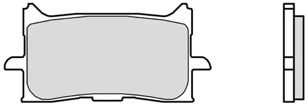 Brembo 07ho62sa Gesinterde Remblokken Transparant