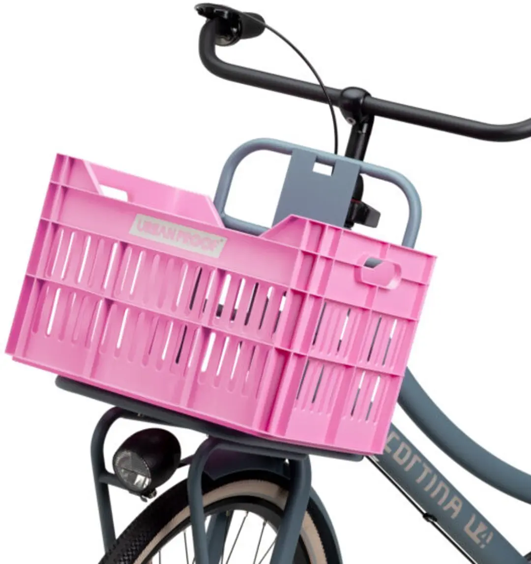 URBAN PROOF Click Fietskrat 30L - Gerecycled Kunststof Bright Pink