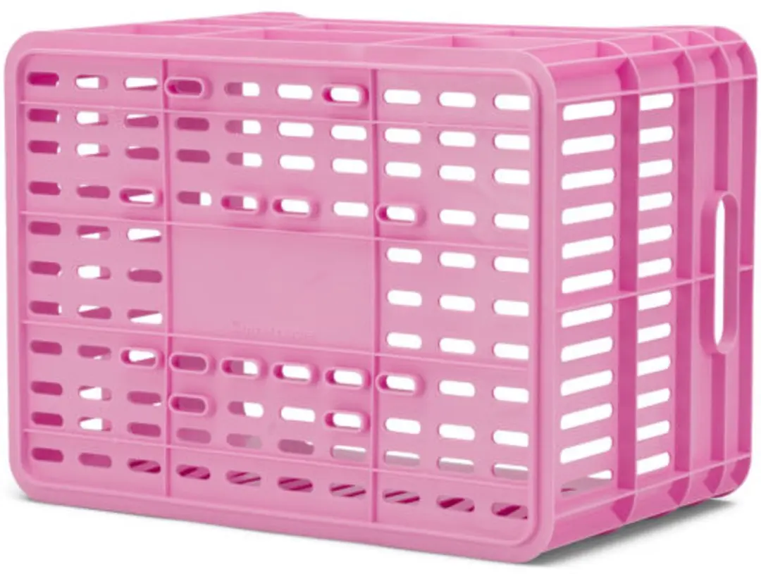 URBAN PROOF Click Fietskrat 30L - Gerecycled Kunststof Bright Pink - afbeelding 6 van 6