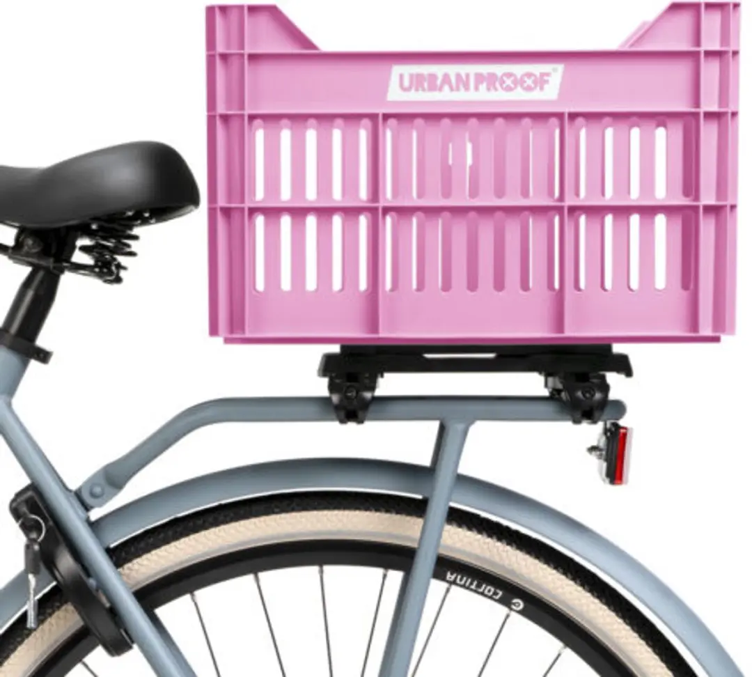 URBAN PROOF Click Fietskrat 30L - Gerecycled Kunststof Bright Pink