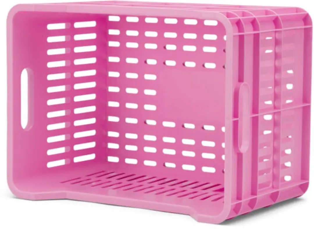 URBAN PROOF Click Fietskrat 30L - Gerecycled Kunststof Bright Pink