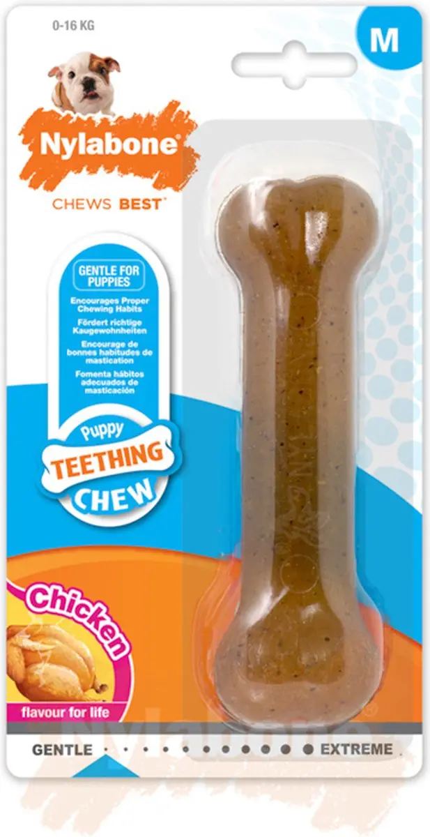 Nylabone Flexible Puppy Bone Souper XLarge - Kip - Multi