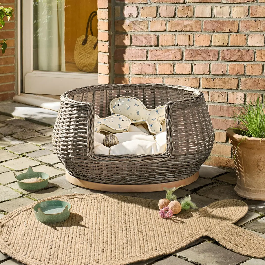 Loberon Kussenset 2 Stuks - Beige/Blauw