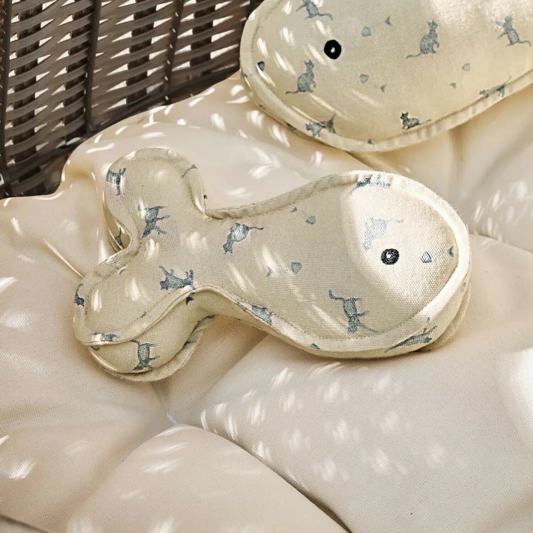 Loberon Kussenset 2 Stuks - Beige/Blauw