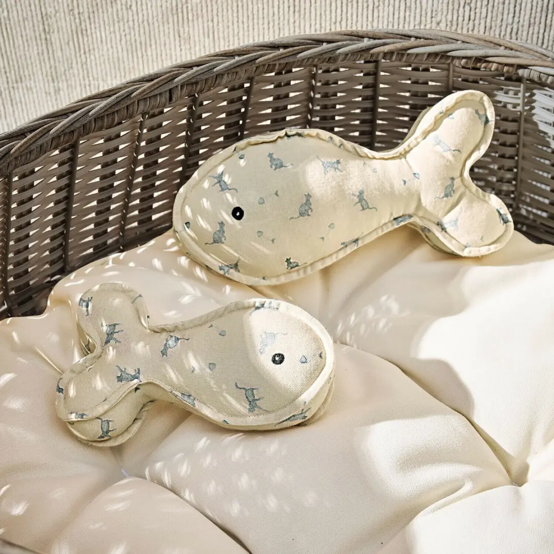 Loberon Kussenset 2 Stuks - Beige/Blauw