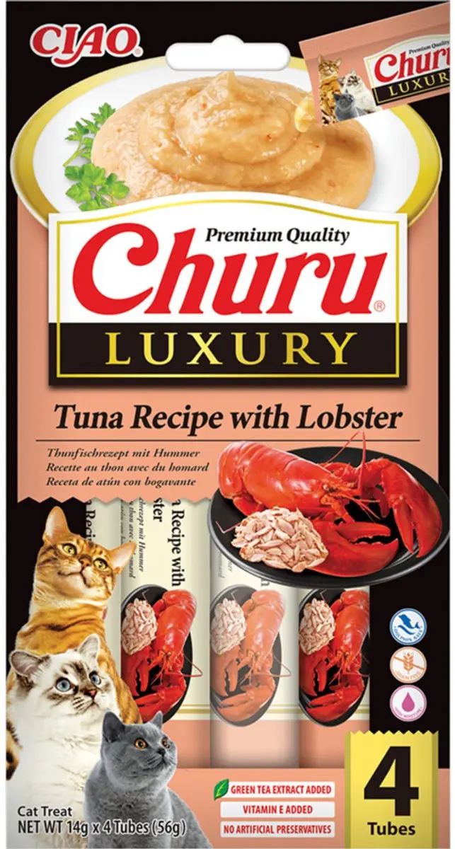 CIAO Churu Luxury Tuna & Lobster Kattensnacks