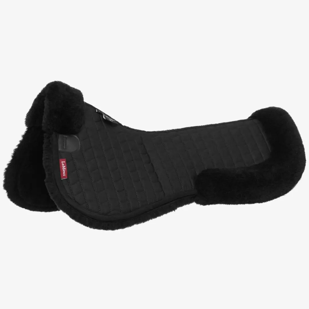 LeMieux Half Pad Merino Zwart/Zwart