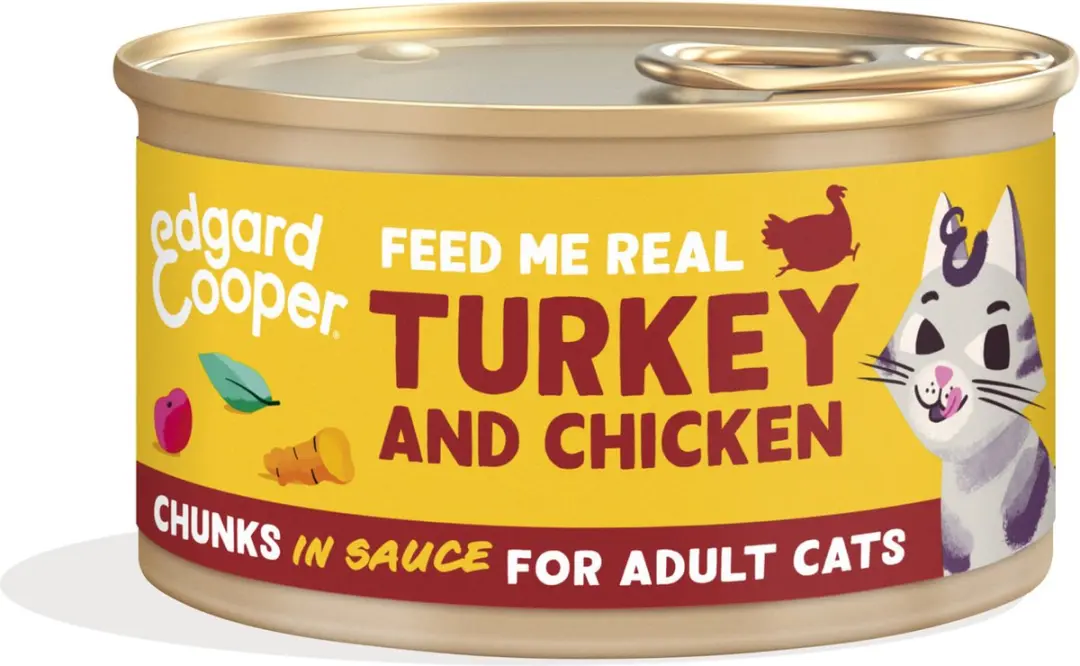 Edgard & Cooper Kattenvoer Chunks Kip