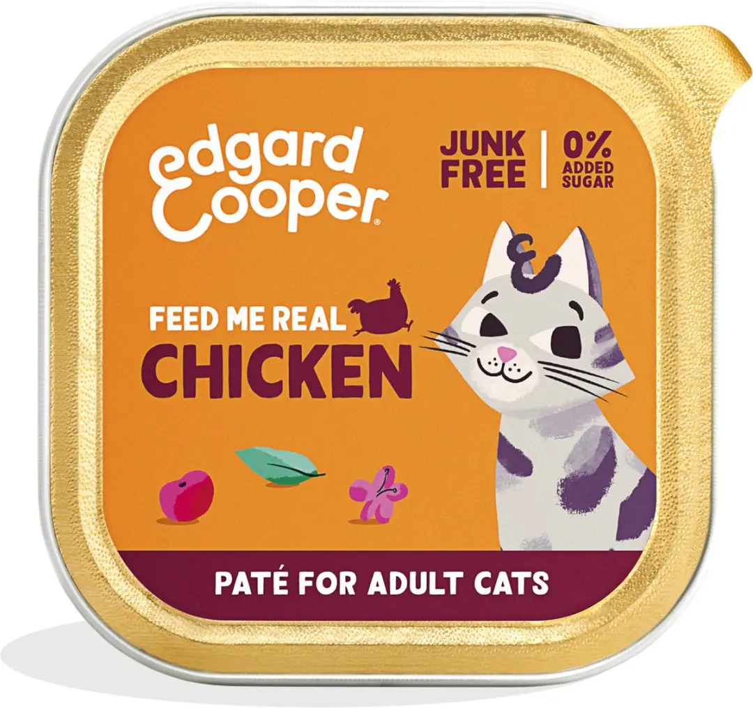 Edgard & Cooper Adult Pate Kip Kattenvoer 85g