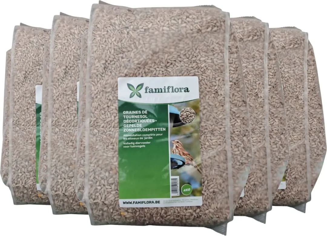 Famiflora Gepelde Zonnebloempitten 20KG